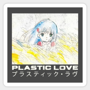 Plastic Love - プラスティック・ラヴ Sticker